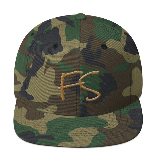 FS Logo Snapback Hat [Green Camo]